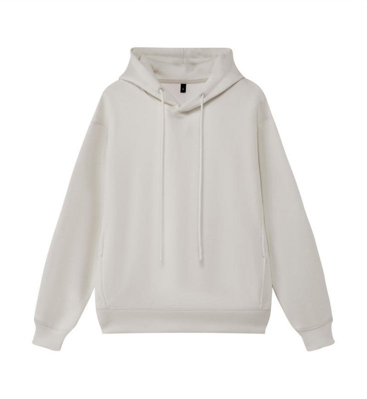 Polyester cotton drop shoulder hoodie side pockets Sustainable Corporate Apparel and Merchandise