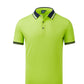 Feina [*2066FN] COLORFUL COLLAR SHORT-SLEEVED POLO SHIRT