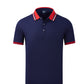 Feina [*2066FN] COLORFUL COLLAR SHORT-SLEEVED POLO SHIRT