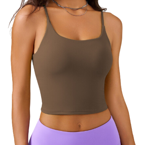 Sport Bra with Thin Shoulder Straps