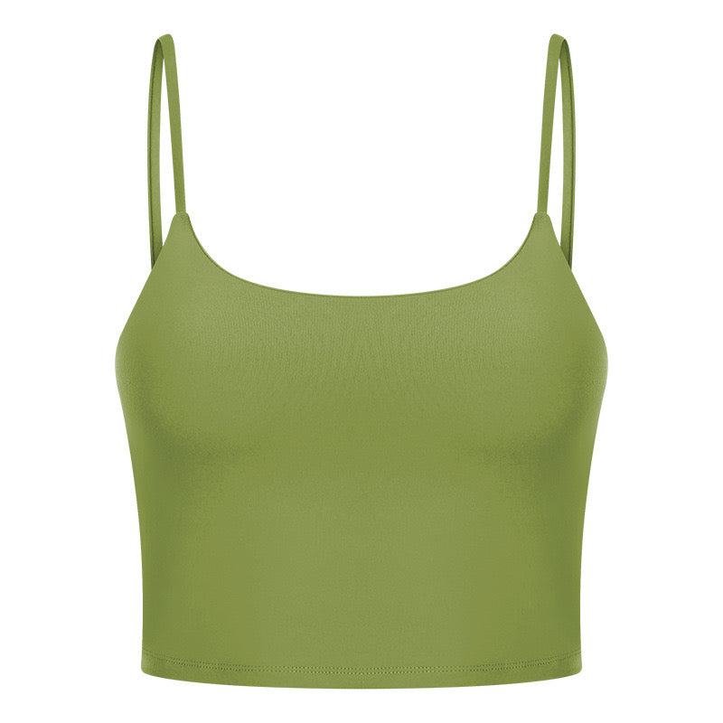 Sport Bra with Thin Shoulder Straps