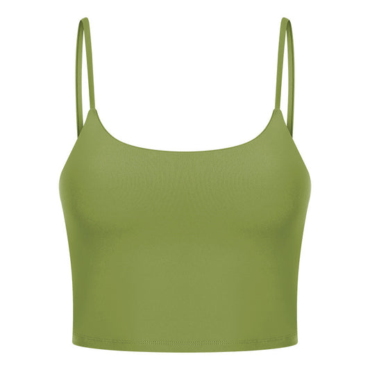 Sport Bra with Thin Shoulder Straps