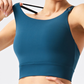 Eco-Friendly Spaghetti Strap Sports Bra