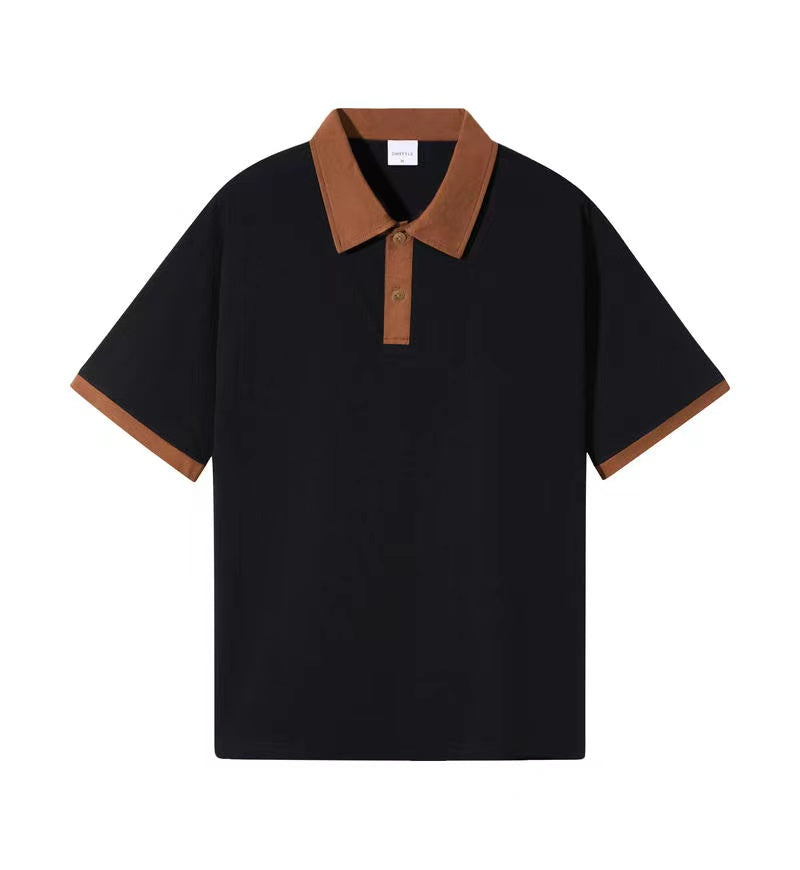 OFF -SHOULDER CONTRAST POIO SHIRT