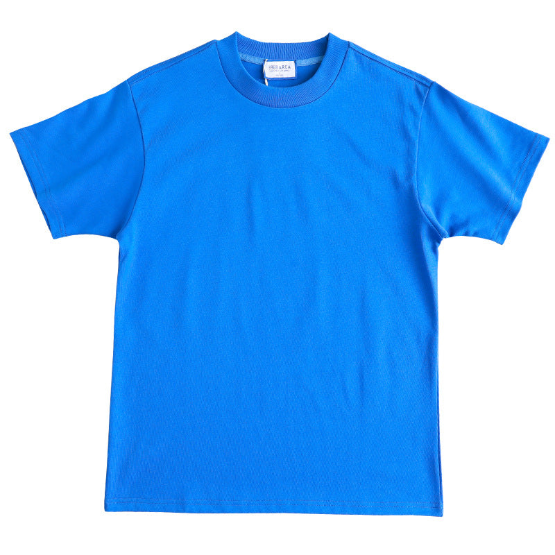 HEAVY T-SHIRT WITH SMALL NECKLINE 400g