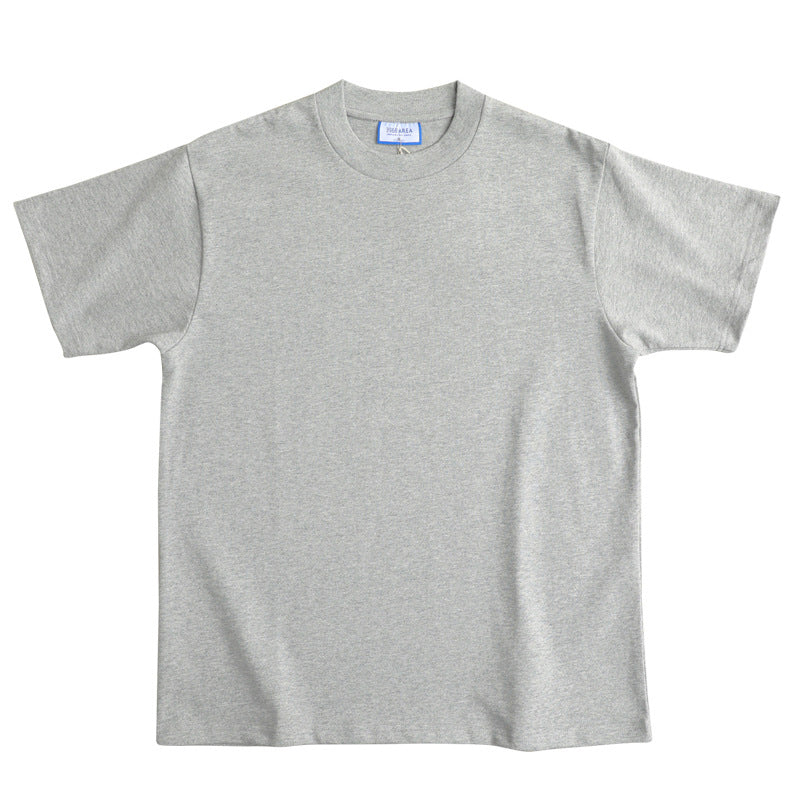 HEAVY T-SHIRT WITH SMALL NECKLINE 400g