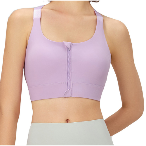 Front Zipper Sports Bra