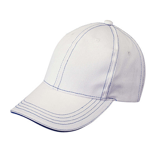 [9LE04] Baseball Cap with Colour Quilting and Lining / 絎线棒球帽(夾三文)